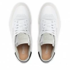 Chaussures De Sport Chaussures Reebok - Club C Clean GY1383 Ftwwht/Ftwwht/Cblack Blanc -Reebok Classic Soldes 05 0000300005118 ks