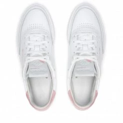 Chaussures De Sport Chaussures Reebok - Club C Clean GZ2237 Ftwwht/Smoros/Pugry2 Blanc -Reebok Classic Soldes 05 0000300005330 ks