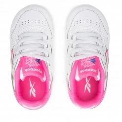 Enfant Chaussures Reebok - Classic Leather Step N Fl GX3885 Ftwwht/Ftwwht/Atopnk Blanc -Reebok Classic Soldes 05 0000300116814 kt