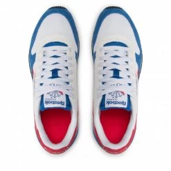 Chaussures De Sport Chaussures Reebok - Classic Leather GX2257 Vecblu/Ftwwht/Vecred Blanc, Bleu -Reebok Classic Soldes 05 0000300117507 mk