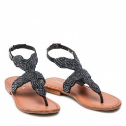 Femme Sandales LES TROPEZIENNES - Imagina 43025 Black Noir -Reebok Classic Soldes 05 0000300490365 rz