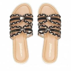 Femme Mules / Sandales De Bain LES TROPEZIENNES - Haria 42164 Black/Gold Noir -Reebok Classic Soldes 05 0000300490389 pa