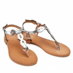 Femme Sandales LES TROPEZIENNES - Hallyn C42734 Silver/Snake Argent -Reebok Classic Soldes 05 0000300490495 rz