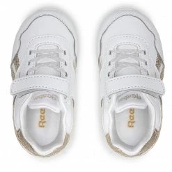 Chaussures De Sport Chaussures Reebok - Royal Cl Jog 3.0 1 GW3731 Ftwwht/Ftwwht/Goldmt Blanc -Reebok Classic Soldes 05 0000209994315 mg