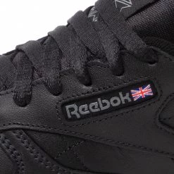 Unisexe Chaussures Reebok - Cl Lthr 2267 Black Noir -Reebok Classic Soldes 06 0000198762384 bs