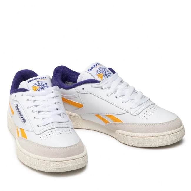 Chaussures De Sport Chaussures Reebok - Club C Revenge GX0386 Ftwwht/Cogold/Bolprp Blanc 5 Chaussures De Sport Chaussures Reebok - Club C Revenge GX0386 Ftwwht/Cogold/Bolprp Blanc – Image 5