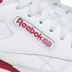 Homme Chaussures Reebok - Classic Leather GW3329 Ftwwht/Flasrd/Ftwwht Blanc -Reebok Classic Soldes 06 0000209518177 mg