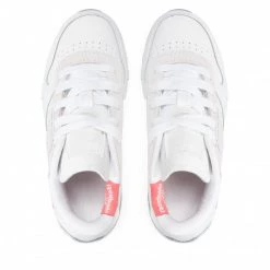 Chaussures De Sport Chaussures Reebok - Cl Lthr GW6172 Ftwwht/Mgsogr/Rhodon Blanc -Reebok Classic Soldes 06 0000209520750 is