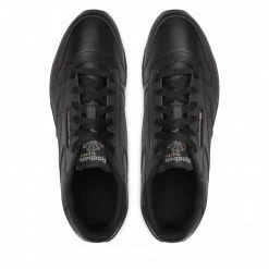 Chaussures De Sport Chaussures Reebok - Cl Lthr GZ6094 Cblack/Cblack/Cblack Noir -Reebok Classic Soldes 06 0000209521238 rz