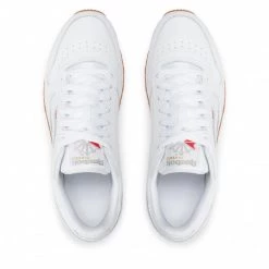 Homme Chaussures Reebok - Classic Leather GY0952 Ftwwht/Pugry3/RbkG03 Blanc -Reebok Classic Soldes 06 0000209586022 ts