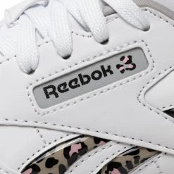 Chaussures De Sport Chaussures Reebok - Classic Leather GV8624 Ftwwht/Purgy3/Black Blanc -Reebok Classic Soldes 06 0000300000724 ks