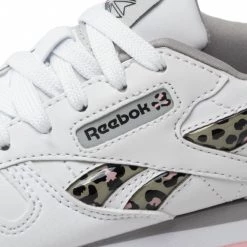 Chaussures De Sport Chaussures Reebok - Classic Leather GV8627 Ftwwht/Pugry3/Cblack Blanc -Reebok Classic Soldes 06 0000300000854 ks