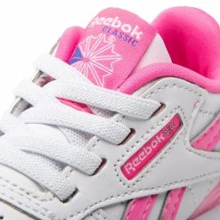 Enfant Chaussures Reebok - Classic Leather Step N Fl GX3885 Ftwwht/Ftwwht/Atopnk Blanc -Reebok Classic Soldes 06 0000300116814 kt