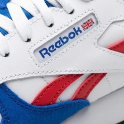 Unisexe Chaussures Reebok - Classic Leather HQ6305 Vecblu/Ftwwht/Vecred Blanc -Reebok Classic Soldes 06 0000300116869 pl