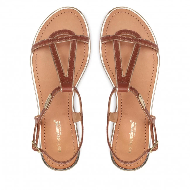 Femme Sandales LES TROPEZIENNES - Hamore 42748 Tan Marron 6 Femme Sandales LES TROPEZIENNES - Hamore 42748 Tan Marron – Image 6