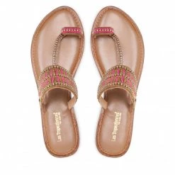 Femme Tongs LES TROPEZIENNES - Elise 42939 Fuchsia/Or Or -Reebok Classic Soldes 06 0000300490297 rz