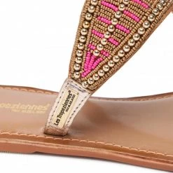 Femme Tongs LES TROPEZIENNES - Elise 42939 Fuchsia/Or Or -Reebok Classic Soldes 07 0000300490297 rz