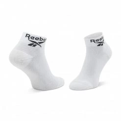 Accessoires Chaussettes Hautes Unisex Reebok - Cl Fo Ankle Sock 3P GG6674 White Blanc -Reebok Classic Soldes 4062061337323 3pack same different 0036