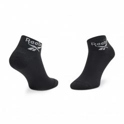 Accessoires Chaussettes Hautes Unisex Reebok - Cl Fo Ankle Sock 3P GG6675 Black Noir -Reebok Classic Soldes 4062061344932 3pack same different 0077 kopia