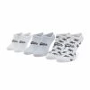 Accessoires Chaussettes Basses Unisex Reebok - Cl Fo Invisible Sock 3P GG6678 White/Lgsogr/White Blanc, Gris