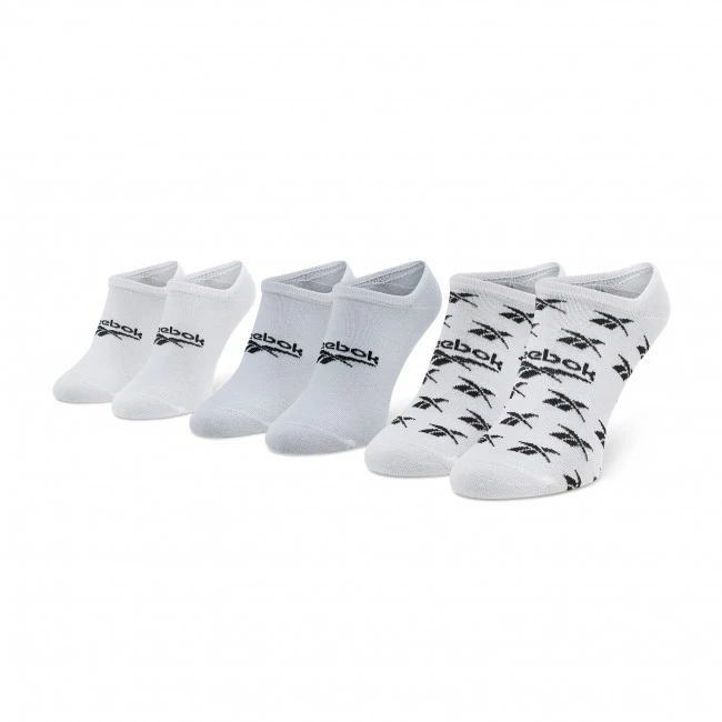 Accessoires Chaussettes Basses Unisex Reebok - Cl Fo Invisible Sock 3P GG6678 White/Lgsogr/White Blanc, Gris 1 Accessoires Chaussettes Basses Unisex Reebok - Cl Fo Invisible Sock 3P GG6678 White/Lgsogr/White Blanc, Gris
