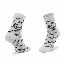 Accessoires Lot De 3 Paires De Chaussettes Hautes Unisexe Reebok - Cl Fo Crew Sock 3P GG6682 White Blanc -Reebok Classic Soldes 4062061427253 3pack same different 0085