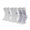 Accessoires Lot De 3 Paires De Chaussettes Hautes Unisexe Reebok - Classics Fold-Over GG6684 White/Vector Blue/Vector Red Blanc