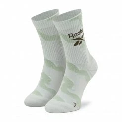 Accessoires Chaussettes Hautes Unisex Reebok - Cl Summer Sock HE2405 Opalgl Vert